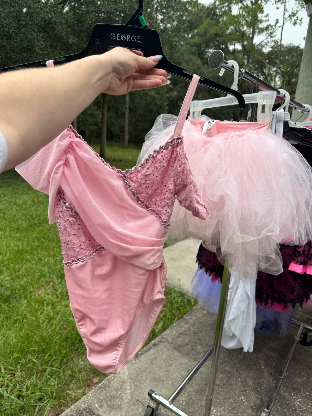 Pink ballet costume